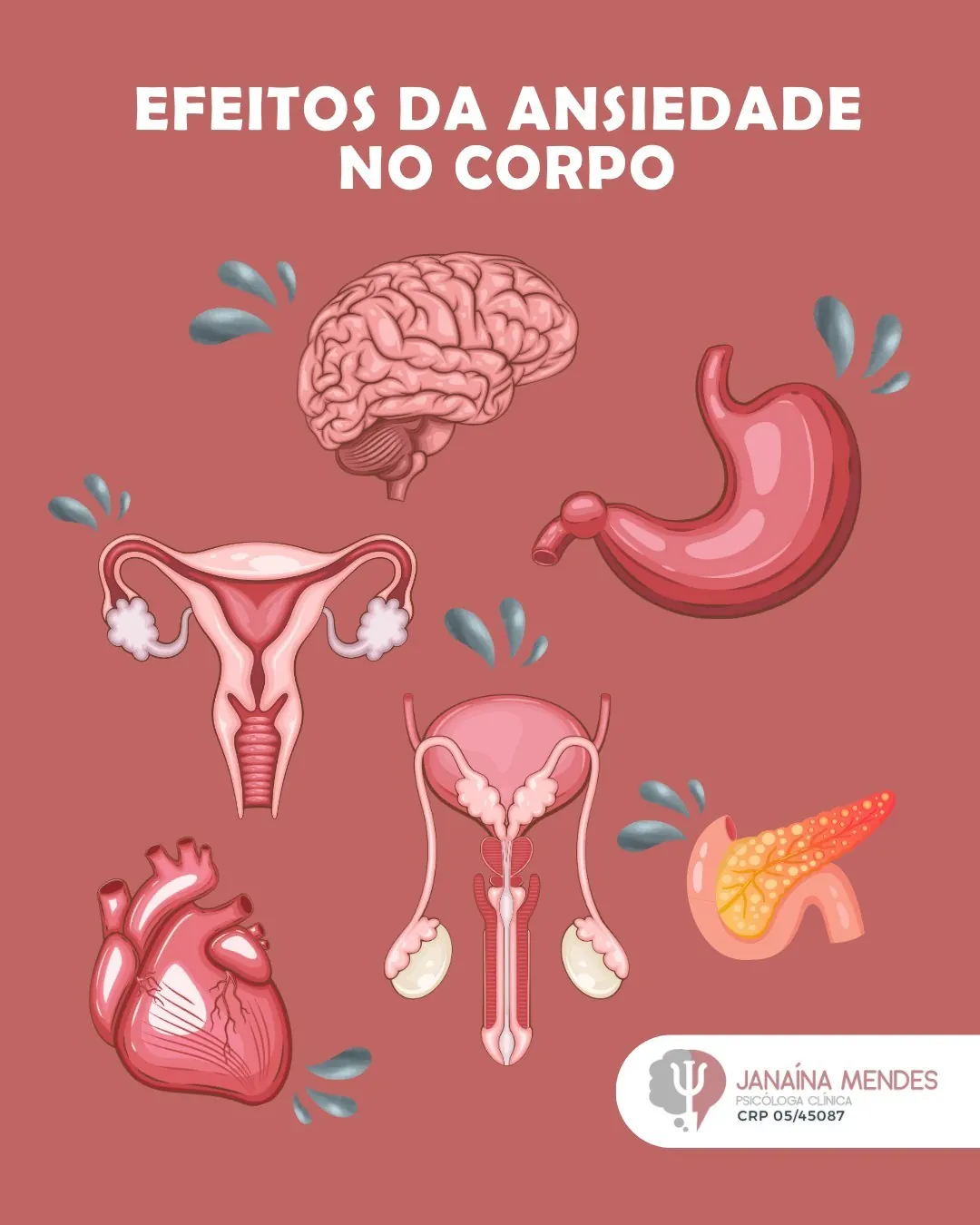 Efeitos da ansiedade no corpo
