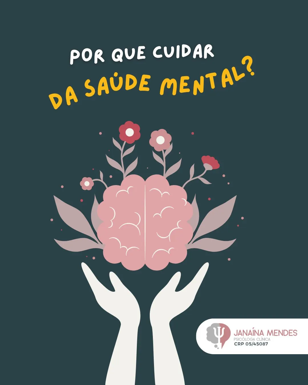 Slide 1 de 2: Motivos fundamentais para cuidar da saúde mental