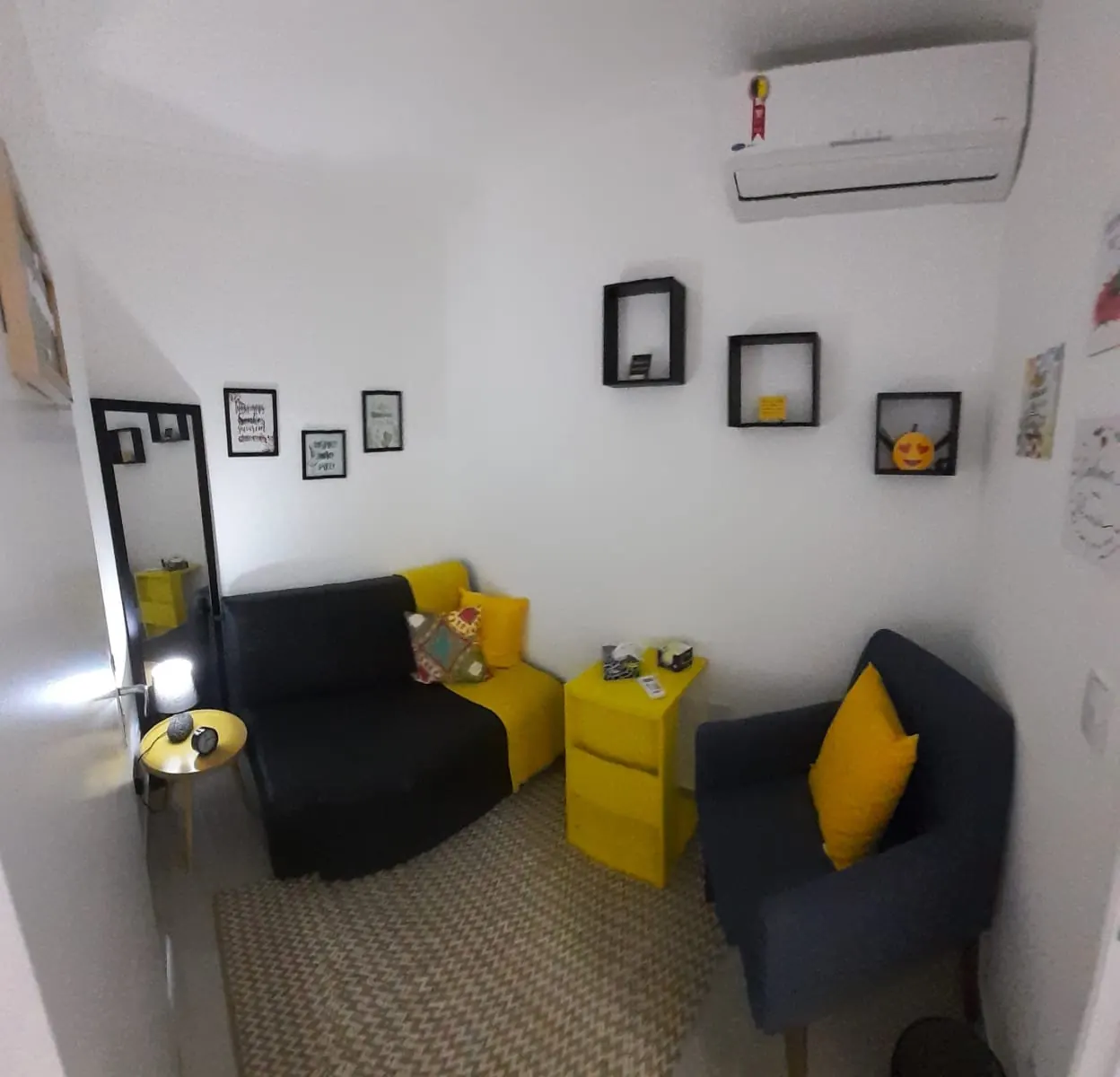 Sala de atendimento de Terapia Cognitivo-Comportamental na Vila da Penha